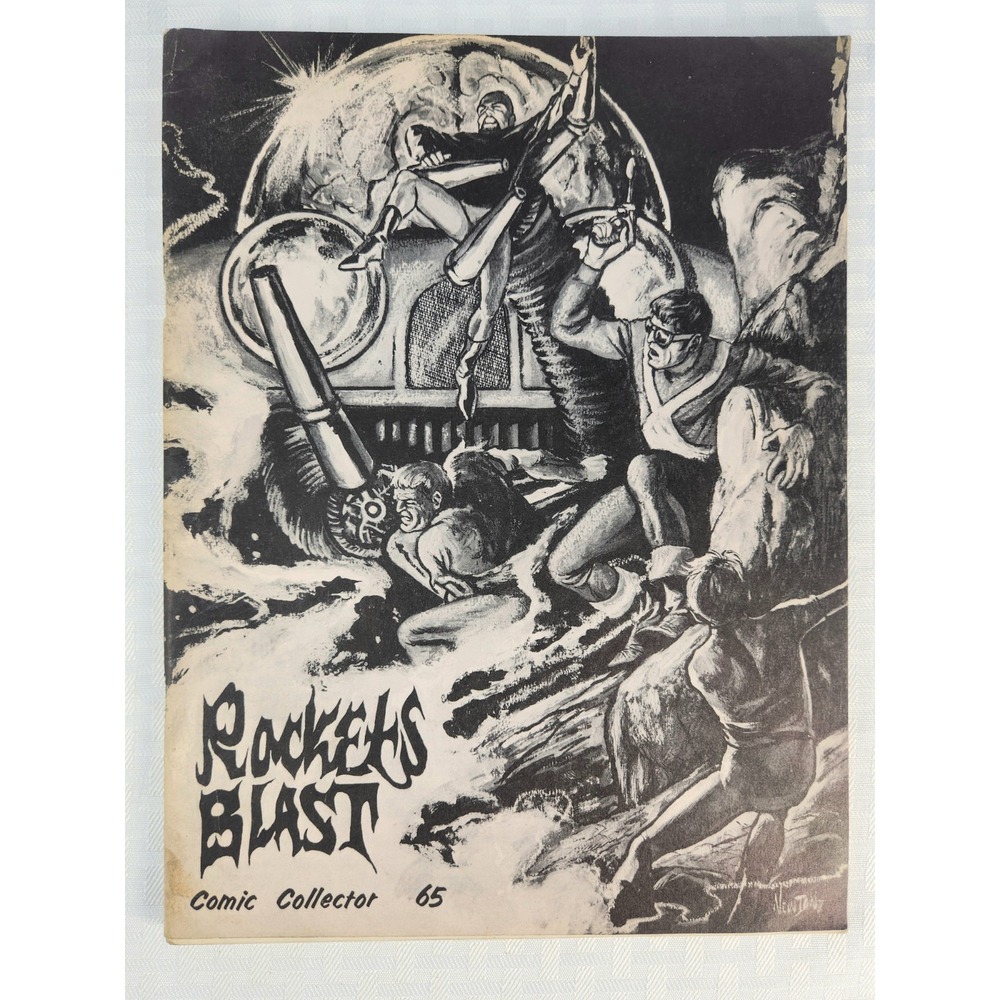 Rocket's Blast Comicollector  #65 1967 Don Newton Early Fanzine Cool Advertising